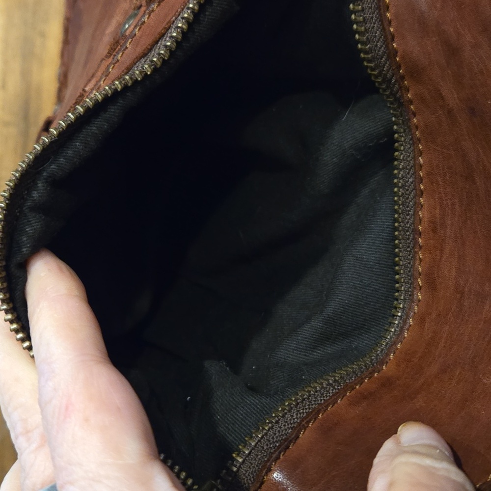 Harbour 2nd Brown Woven Leather Crossbody Bag - Picture 4 of 6